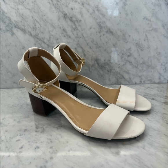 Michael Kors Shoes - Michael Kors White Block Sandals